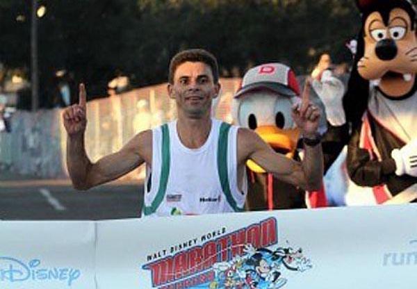 Fredison Costa vence pela segunda veza a Maratona Disney  / Foto:  Divulgação
